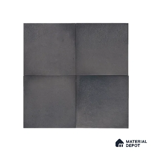 Subway Solid Wall & Floor Tile TL 05270 C Lava Plain Grigio 8 x 8 inch Vitrified Matte Finish - 8 mm | 32 Random Faces | Suitable for Accent / Feature Walls, Bathroom, Kitchen Wall & Backsplashes | Please Expect a Slight Variation of Pattern