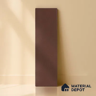 Subway Solid Wall Tile TL 05230 Sheen Teracotta 12 x 3 inch Vitrified Matte Finish - 8 mm | 21 Random Faces | Suitable for Accent / Feature Walls, Bathroom, Kitchen Wall & Backsplashes
