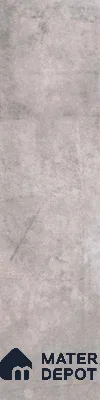 Subway Stone Wall & Floor Tile TL 05231 Curve Edge Cemento Grey 12 x 3 inch Vitrified Matte Finish - 8 mm | 32 Random Faces | Suitable for Accent / Feature Walls, Bathroom, Kitchen Wall & Backsplashes