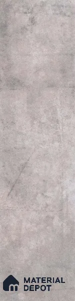 Subway Stone Wall & Floor Tile TL 05231 Curve Edge Cemento Grey 12 x 3 inch Vitrified Matte Finish - 8 mm | 32 Random Faces | Suitable for Accent / Feature Walls, Bathroom, Kitchen Wall & Backsplashes