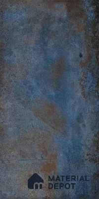 Subway Stone Wall Tile TL 05239 Relics River Blue 12 x 6 inch Vitrified Glossy Finish - 8 mm | 56 Random Faces | Suitable for Accent / Feature Walls, Bathroom, Kitchen Wall & Backsplashes (Sample)