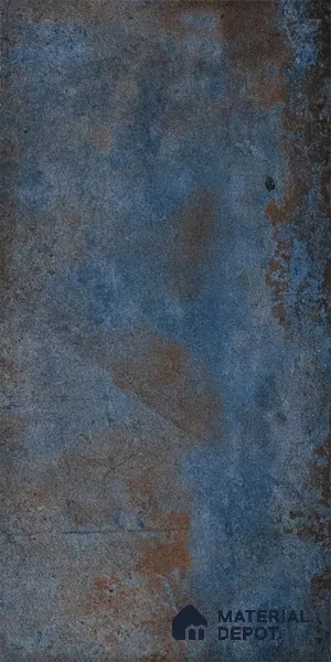 Subway Stone Wall Tile TL 05239 Relics River Blue 12 x 6 inch Vitrified Glossy Finish - 8 mm | 56 Random Faces | Suitable for Accent / Feature Walls, Bathroom, Kitchen Wall & Backsplashes (Sample)