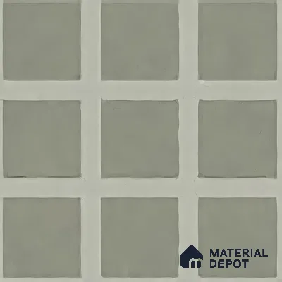 Moroccan Wall & Floor Tile TL 06047 B Doric Sage Decor 200 x 200 mm Vitrified Matte Finish - 9 mm | Ideal For Living Room, Bathroom, Kitchen | 2 mm Spacer is Mandatory | Please Expect a Slight Variation of Pattern (Sample)