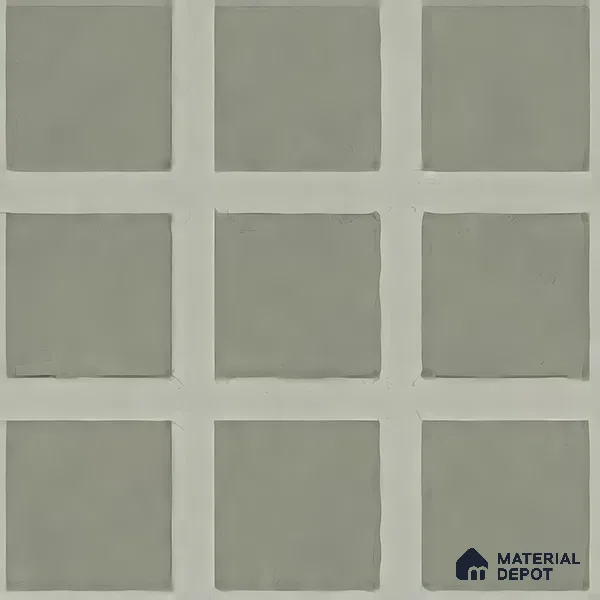 Moroccan Wall & Floor Tile TL 06047 B Doric Sage Decor 200 x 200 mm Vitrified Matte Finish - 9 mm | Ideal For Living Room, Bathroom, Kitchen | 2 mm Spacer is Mandatory | Please Expect a Slight Variation of Pattern (Sample)