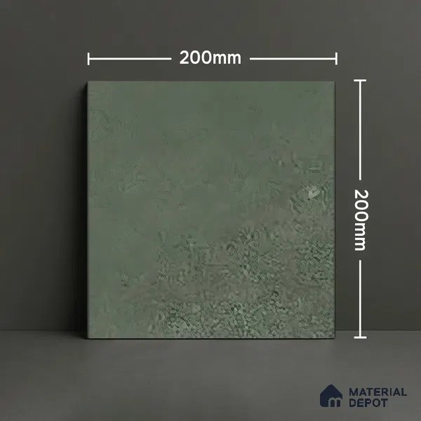 Subway Wall & Floor Tile TL 06054 Greek Plain 200 x 200 mm Vitrified Matte Finish - 9 mm | Ideal For Bathroom, Kitchen | 2 mm Spacer is Mandatory | Please Expect a Slight Variation of Pattern