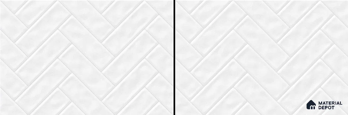 Budget Friendly Subway Wall Tile Value For Money TL 06239  18 x 12 inch - Ceramic Glossy Finish -7 mm  | Suitable for Kitchen & Bathroom