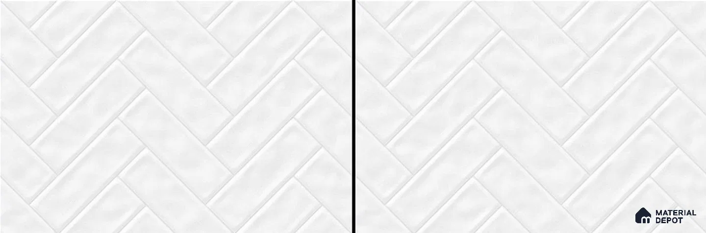Budget Friendly Subway Wall Tile Value For Money TL 06239  18 x 12 inch - Ceramic Glossy Finish -7 mm  | Suitable for Kitchen & Bathroom