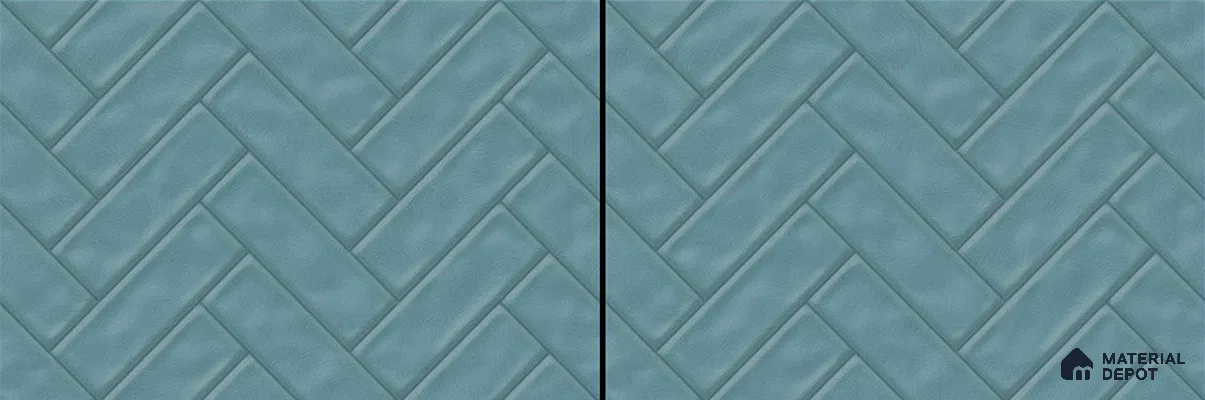 Budget Friendly Subway Wall Tile Value For Money TL 06241  18 x 12 inch - Ceramic Glossy Finish -7 mm  | Suitable for Kitchen & Bathroom