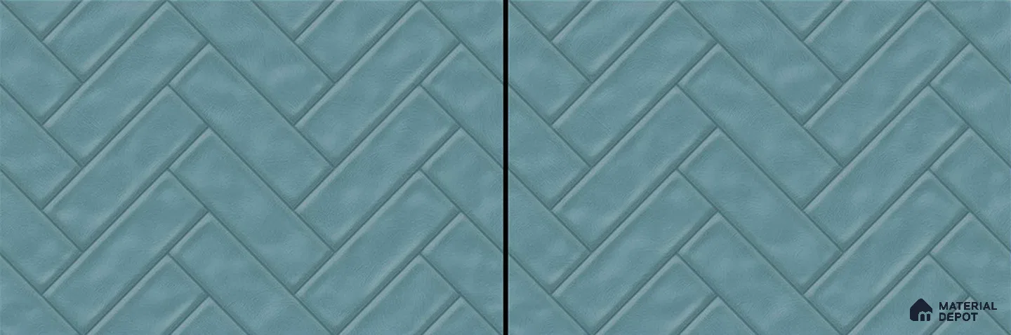 Budget Friendly Subway Wall Tile Value For Money TL 06241  18 x 12 inch - Ceramic Glossy Finish -7 mm  | Suitable for Kitchen & Bathroom