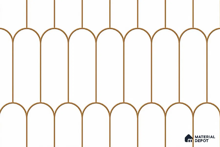 Budget Friendly Subway Wall Tile Value For Money TL 06244  18 x 12 inch - Ceramic Glossy Finish -7 mm  | Suitable for Kitchen & Bathroom