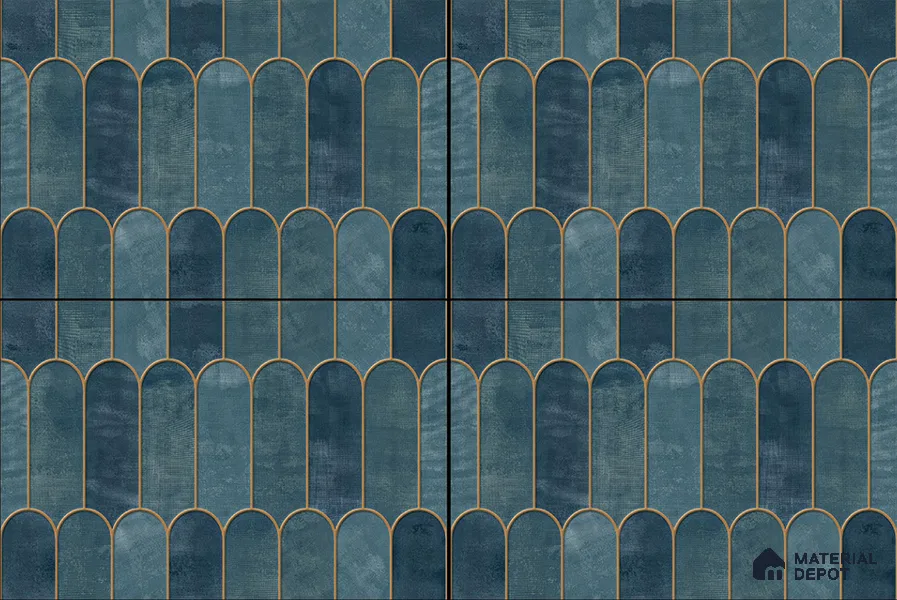 Budget Friendly Subway Wall Tile Value For Money TL 06245  18 x 12 inch - Ceramic Glossy Finish -7 mm  | Suitable for Kitchen & Bathroom