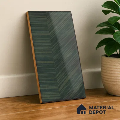 Subway Wall Tile TL 05236 N Coastal Coatings Foliage Decor 12 x 6 inch Vitrified Glossy Finish - 8 mm | 12 Random Faces | Suitable for Accent / Feature Walls, Bathroom, Kitchen Wall & Backsplashes (Sample)