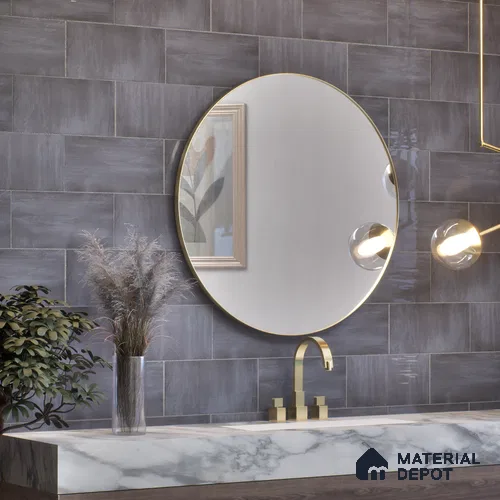 Subway Wall Tile TL 05236 Coastal Coatings Base 1 Lumber Grey 12 x 6 inch Vitrified Glossy Finish - 8 mm | 12 Random Faces | Suitable for Accent / Feature Walls, Bathroom, Kitchen Wall & Backsplashes