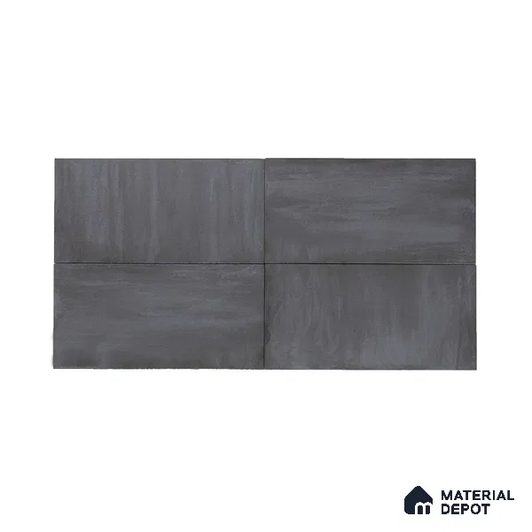Subway Wall Tile TL 05236 Coastal Coatings Base 1 Lumber Grey 12 x 6 inch Vitrified Glossy Finish - 8 mm | 12 Random Faces | Suitable for Accent / Feature Walls, Bathroom, Kitchen Wall & Backsplashes (Sample)