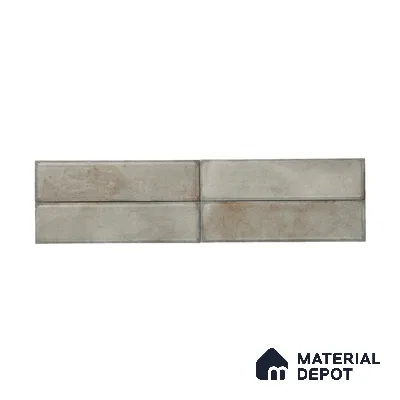 Subway Wall & Floor Tile TL 05232 C Colombiana Heather Weather Base 12 x 3 inch Vitrified Matte Finish - 8 mm | 20 Random Faces | Suitable for Accent / Feature Walls, Bathroom, Kitchen Wall & Backsplashes (Sample)