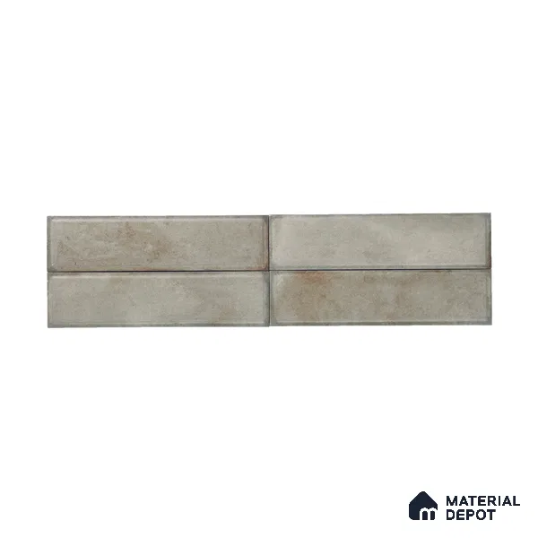 Subway Wall & Floor Tile TL 05232 C Colombiana Heather Weather Base 12 x 3 inch Vitrified Matte Finish - 8 mm | 20 Random Faces | Suitable for Accent / Feature Walls, Bathroom, Kitchen Wall & Backsplashes (Sample)
