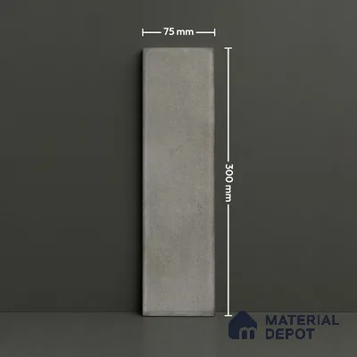 Subway Wall & Floor Tile TL 05232 C Colombiana Heather Weather Base 12 x 3 inch Vitrified Matte Finish - 8 mm | 20 Random Faces | Suitable for Accent / Feature Walls, Bathroom, Kitchen Wall & Backsplashes (Sample)