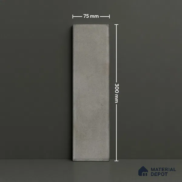 Subway Wall & Floor Tile TL 05232 C Colombiana Heather Weather Base 12 x 3 inch Vitrified Matte Finish - 8 mm | 20 Random Faces | Suitable for Accent / Feature Walls, Bathroom, Kitchen Wall & Backsplashes (Sample)