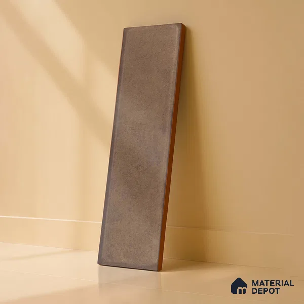 Subway Wall & Floor Tile TL 05232 E Colombiana Burnt Umber Base 12 x 3 inch Vitrified Matte Finish - 8 mm | 20 Random Faces | Suitable for Accent / Feature Walls, Bathroom, Kitchen Wall & Backsplashes (Sample)