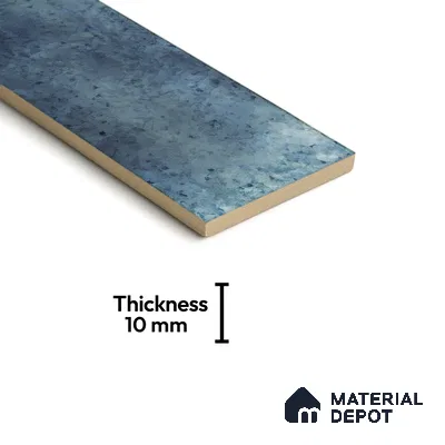 Subway Wall Tile TL 06162 D Harbor Polar Azure 9 x 3 inch Ceramic Glossy Finish - 10 mm | 68 Random Design | Suitable for Accent / Feature Walls, Bathroom, Kitchen Wall & Backsplashes