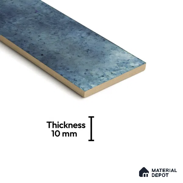 Subway Wall Tile TL 06162 D Harbor Polar Azure 9 x 3 inch Ceramic Glossy Finish - 10 mm | 68 Random Design | Suitable for Accent / Feature Walls, Bathroom, Kitchen Wall & Backsplashes