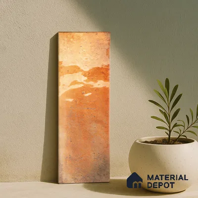 Subway Wall Tile TL 06162 G Harbor Ember Blaze 9 x 3 inch Ceramic Glossy Finish - 10 mm | 68 Random Design | Suitable for Accent / Feature Walls, Bathroom, Kitchen Wall & Backsplashes (Sample)