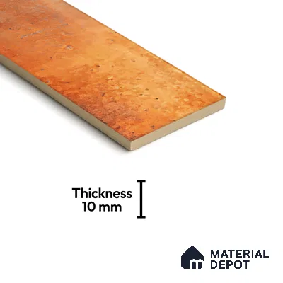 Subway Wall Tile TL 06162 G Harbor Ember Blaze 9 x 3 inch Ceramic Glossy Finish - 10 mm | 68 Random Design | Suitable for Accent / Feature Walls, Bathroom, Kitchen Wall & Backsplashes (Sample)