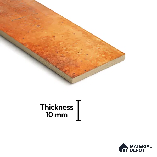 Subway Wall Tile TL 06162 G Harbor Ember Blaze 9 x 3 inch Ceramic Glossy Finish - 10 mm | 68 Random Design | Suitable for Accent / Feature Walls, Bathroom, Kitchen Wall & Backsplashes (Sample)