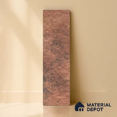 Subway Wall & Floor Tile TL 05228 B Curve Edge Interstellar Lizon Latte 12 x 3 inch Vitrified Matte Finish - 8 mm | 21 Random Faces | Suitable for Accent / Feature Walls, Bathroom, Kitchen Wall & Backsplashes