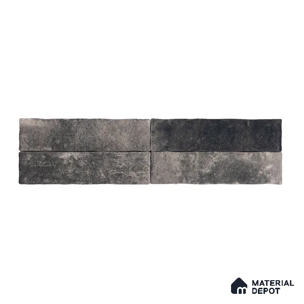 Subway Wall & Floor Tile TL 05228 C Curve Edge Interstellar Dark Forest 12 x 3 inch Vitrified Matte Finish - 8 mm | 28 Random Faces | Suitable for Accent / Feature Walls, Bathroom, Kitchen Wall & Backsplashes (Sample)