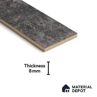 Subway Wall & Floor Tile TL 05228 C Curve Edge Interstellar Dark Forest 12 x 3 inch Vitrified Matte Finish - 8 mm | 28 Random Faces | Suitable for Accent / Feature Walls, Bathroom, Kitchen Wall & Backsplashes (Sample)