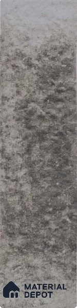 Subway Wall & Floor Tile TL 05228 Curve Edge Interstellar Black Current 12 x 3 inch Vitrified Matte Finish - 8 mm | 21 Random Faces | Suitable for Accent / Feature Walls, Bathroom, Kitchen Wall & Backsplashes