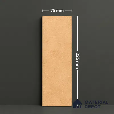 Subway Wall Tile TL 05975 B Opal Dust Plain 225 x 75 mm Vitrified Matte Finish - 9 mm | Suitable For Bathroom, Kitchen | 2 mm Spacer is Mandatory (Sample)