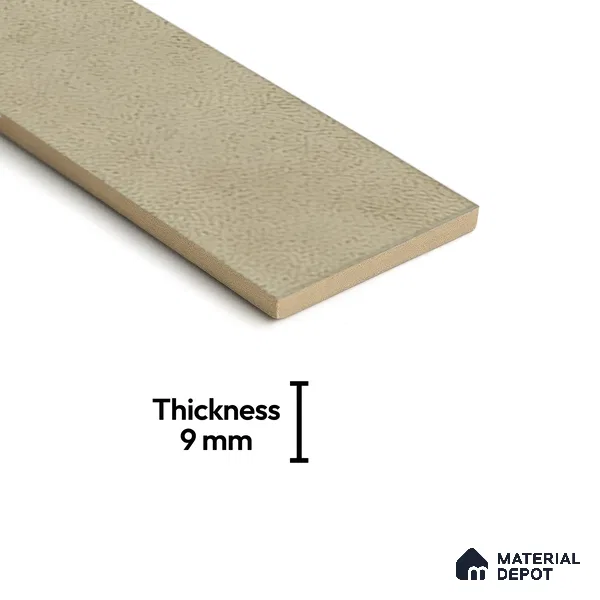 Subway Wall Tile TL 05977 B Opal Olive Plain 225 x 75 mm Vitrified Matte Finish - 9 mm | Suitable For Bathroom, Kitchen | 2 mm Spacer is Mandatory (Sample)