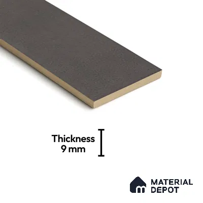 Subway Wall Tile TL 05979 B Opal Slate Plain 225 x 75 mm Vitrified Matte Finish - 9 mm | Suitable For Bathroom, Kitchen | 2 mm Spacer is Mandatory