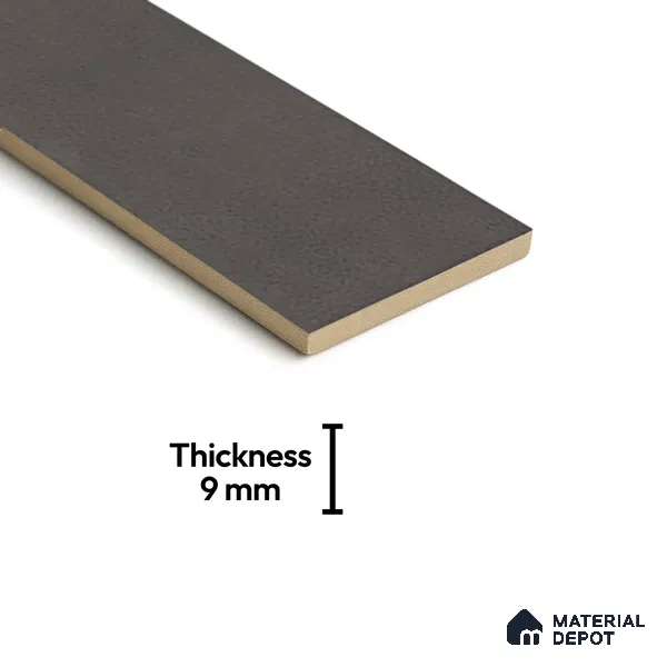 Subway Wall Tile TL 05979 B Opal Slate Plain 225 x 75 mm Vitrified Matte Finish - 9 mm | Suitable For Bathroom, Kitchen | 2 mm Spacer is Mandatory