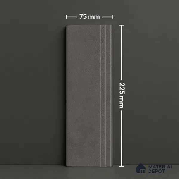 Subway Wall Tile TL 05979 Opal Slate Decor 225 x 75 mm Vitrified Glue Matte Finish - 9 mm | Suitable For Bathroom, Kitchen | 2 mm Spacer is Mandatory (Sample)