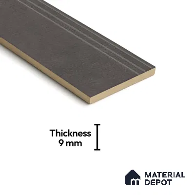 Subway Wall Tile TL 05979 Opal Slate Decor 225 x 75 mm Vitrified Glue Matte Finish - 9 mm | Suitable For Bathroom, Kitchen | 2 mm Spacer is Mandatory (Sample)
