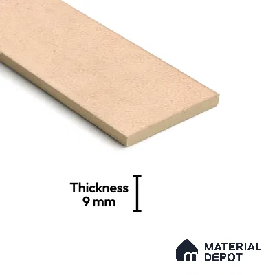 Subway Wall Tile TL 05980 B Opal Tan Plain 225 x 75 mm Vitrified Matte Finish - 9 mm | Suitable For Bathroom, Kitchen | 2 mm Spacer is Mandatory (Sample)