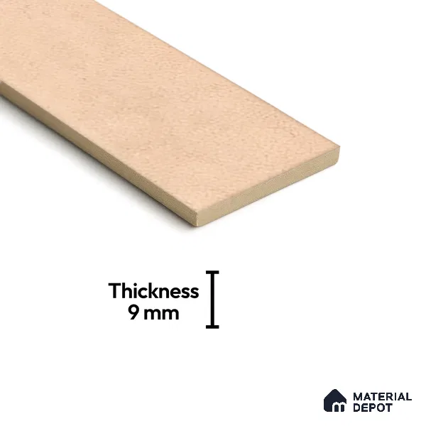 Subway Wall Tile TL 05980 B Opal Tan Plain 225 x 75 mm Vitrified Matte Finish - 9 mm | Suitable For Bathroom, Kitchen | 2 mm Spacer is Mandatory (Sample)