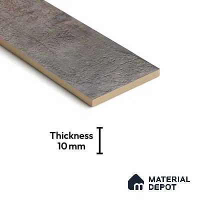 Subway Wall Tile TL 06167 F Relic Graphite Slate 12 x 3 inch Ceramic Matte Finish - 10 mm | 30 Random Design | Suitable for Accent / Feature Walls, Bathroom, Kitchen Wall & Backsplashes