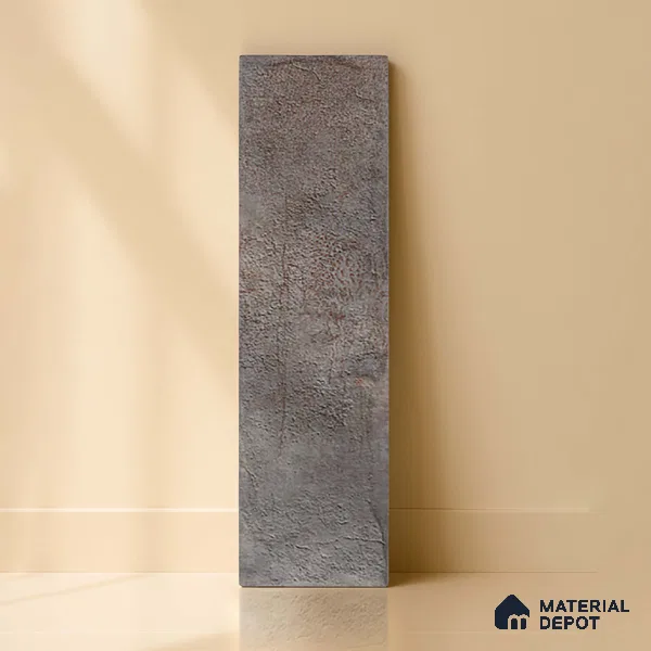 Subway Wall Tile TL 06167 F Relic Graphite Slate 12 x 3 inch Ceramic Matte Finish - 10 mm | 30 Random Design | Suitable for Accent / Feature Walls, Bathroom, Kitchen Wall & Backsplashes
