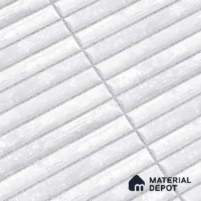 Subway Wall Tile TL 05850 F Tones Ivory Gleam 2 ft x 1 ft Ceramic Glossy Finish - 9 mm | Suitable for Bathroom, Kitchen & Backsplashes | Please Expect a Slight Variation of Pattern