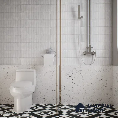 Subway Wall Tile TL 05850 F Tones Ivory Gleam 2 ft x 1 ft Ceramic Glossy Finish - 9 mm | Suitable for Bathroom, Kitchen & Backsplashes | Please Expect a Slight Variation of Pattern