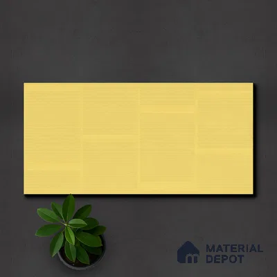 Subway Wall Tile TL 05849 D Tones Amber Sunset 2 ft x 1 ft Ceramic Matte Finish - 9 mm | Suitable for Bathroom, Kitchen & Backsplashes | Please Expect a Slight Variation of Pattern
