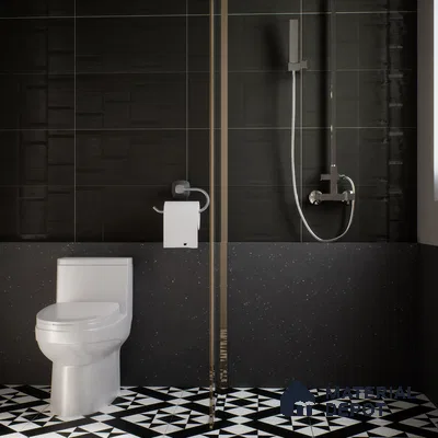 Subway Wall Tile TL 05849 F Tones Onyx Shadow 2 ft x 1 ft Ceramic Matte Finish - 9 mm | Suitable for Bathroom, Kitchen & Backsplashes | Please Expect a Slight Variation of Pattern