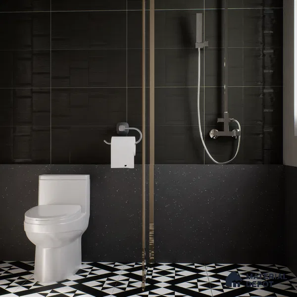 Subway Wall Tile TL 05849 F Tones Onyx Shadow 2 ft x 1 ft Ceramic Matte Finish - 9 mm | Suitable for Bathroom, Kitchen & Backsplashes | Please Expect a Slight Variation of Pattern