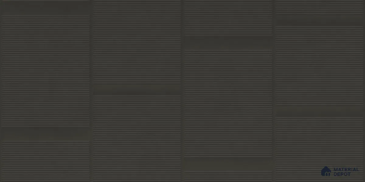 Subway Wall Tile TL 05849 F Tones Onyx Shadow 2 ft x 1 ft Ceramic Matte Finish - 9 mm | Suitable for Bathroom, Kitchen & Backsplashes | Please Expect a Slight Variation of Pattern