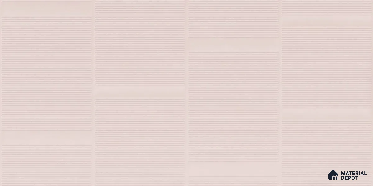 Subway Wall Tile TL 05849 Tones Stone Whisper 2 ft x 1 ft Ceramic Matte Finish - 9 mm | Suitable for Bathroom, Kitchen & Backsplashes | Please Expect a Slight Variation of Pattern