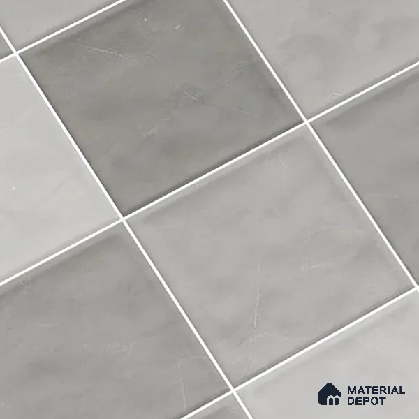 Subway Wall Tile TL 05848 D Tones Storm Cloud 2 ft x 1 ft Ceramic Glossy Finish - 9 mm | Suitable for Bathroom, Kitchen & Backsplashes | Please Expect a Slight Variation of Pattern (Sample)